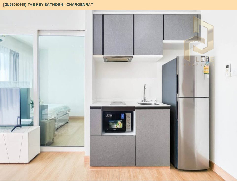 รูป DL26040449 ขายคอนโด เดอะคีย์ สาทร - เจริญราษฎร์ (The Key Sathorn - Charoenrat) ใกล้ BTS สุรศักดิ์ พร้อมเข้าอยู่ โทรด่วน 0653619502 LineID @897iyzll - รูปที่ 12/13