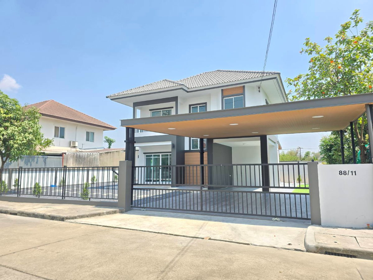 รูป บ้านเดี่ยวหลังใหญ่ กว้างมาก รีโนเวทใหม่ หมู่บ้าน The Extenso 2 (ดิ เอ็กซ์เทนโซ) ประชาสำราญ-หนองจอก แต่งเฟอร์นิเจอร์สวย พร้อมอยู่ - รูปที่ 2/44