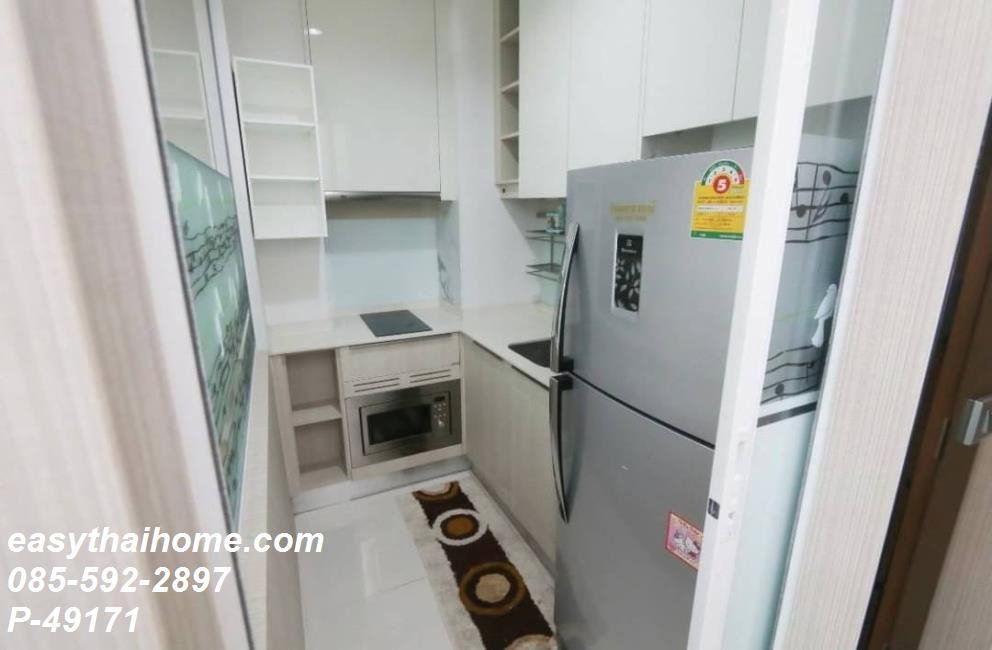 รูป [คอนโดให้เช่า ติดรถไฟฟ้า 2 สาย! P-49171 ชีวาทัย อินเตอร์เชนจ์ ชั้น 12A เฟอร์ฯ ครบ มีเครื่องซักผ้า] | 18,000 | line @easythaihome 085-592-2897 - รูปที่ 9/20