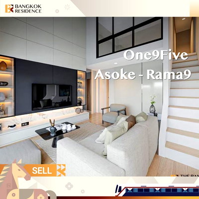 Condos for sale : 💖 Duplex 3-Bedroom at One9Five Asoke - Rama 9, near MRT Rama 9 🚆