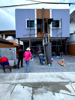 Twin houses for sale Phuket : For Sale ‼️ Newly built 2-storey modern-style house in Maneekram Village 📍 Kwang Road 🏡✨