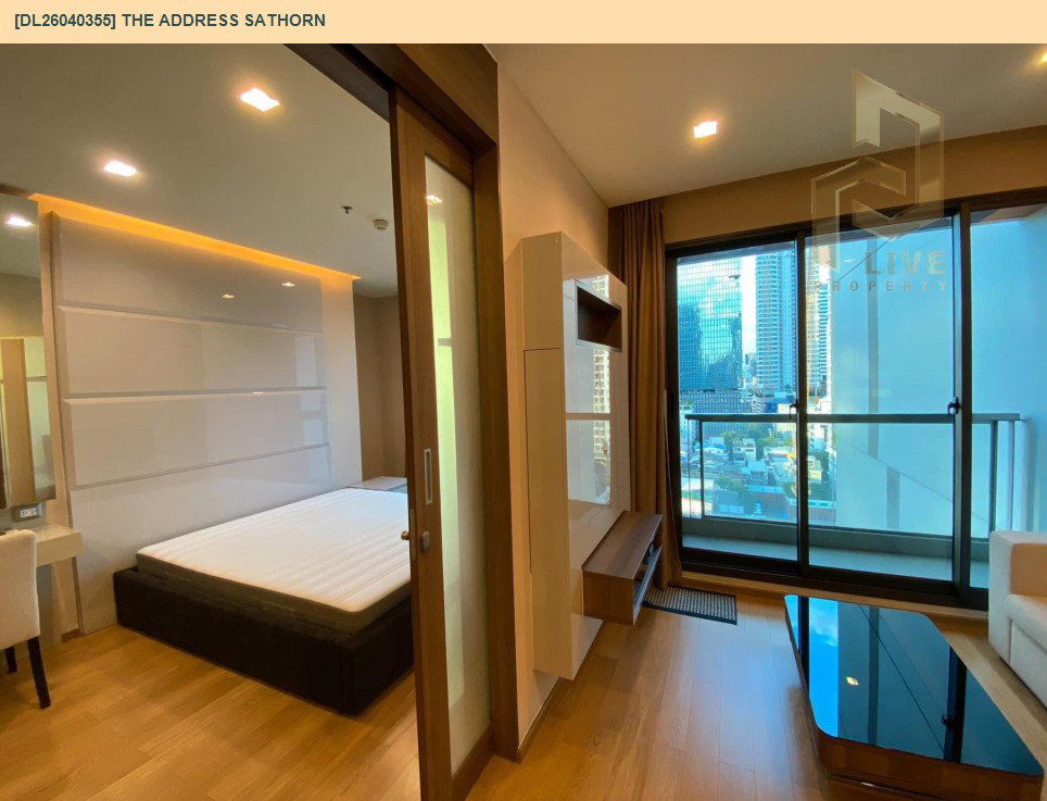 รูป DL26040355 ให้เช่าคอนโด ดิ แอดเดรส สาทร (The Address Sathorn) ใกล้ BTS เซ็นต์หลุยส์ พร้อมเข้าอยู่ โทรด่วน 0638692663 LineID @655ebbvc - รูปที่ 10/10
