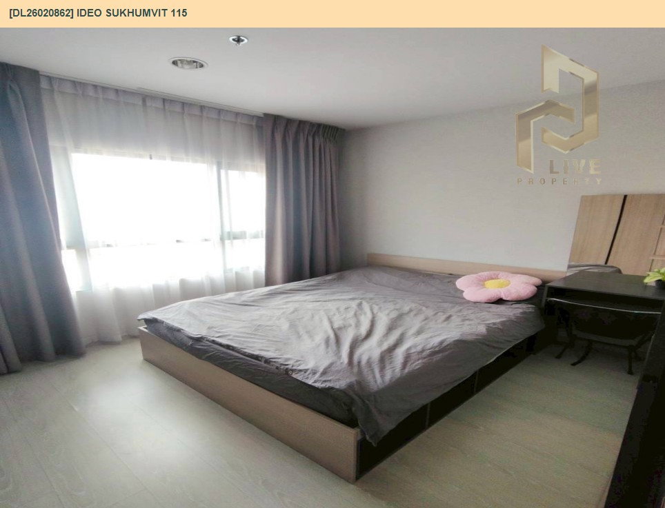 รูป M DL26020862 ให้เช่า คอนโด ไอดีโอ สุขุมวิท 115 (IDEO SUKHUMVIT 115 ) พร้อมเข้าอยู่ โทรด่วน 0638692663 LineID@257sxzzu - รูปที่ 6/12
