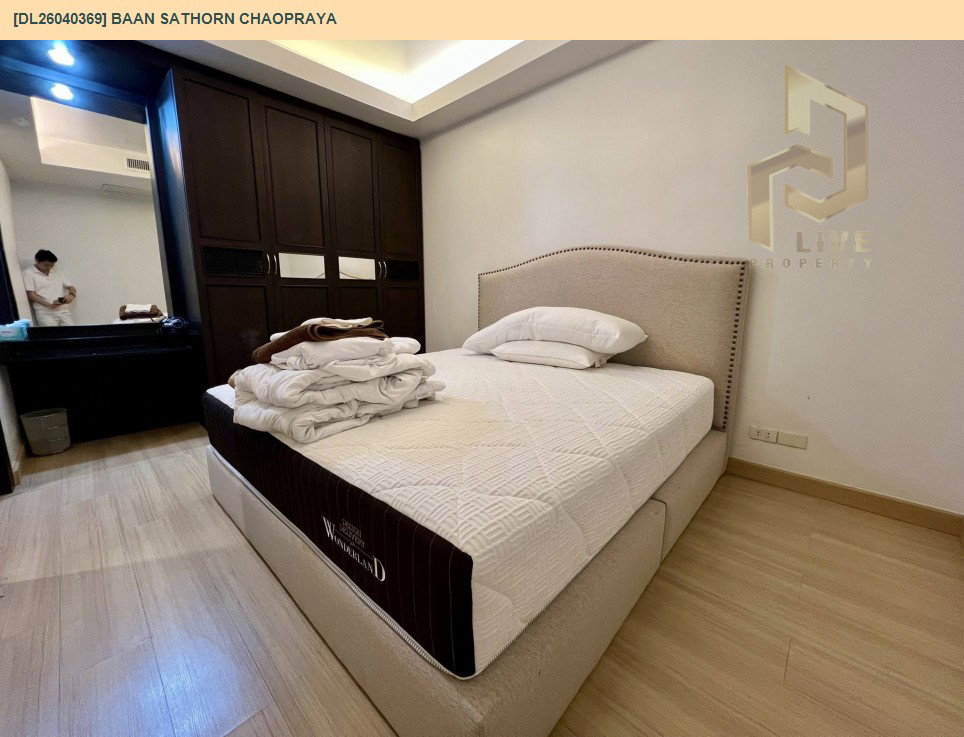 รูป DL26040369 ให้เช่าคอนโด บ้านสาทร เจ้าพระยา (Baan Sathorn Chaopraya) ใกล้ BTS กรุงธนบุรี พร้อมเข้าอยู่ โทรด่วน 0653619502 LineID @897iyzll - รูปที่ 4/5