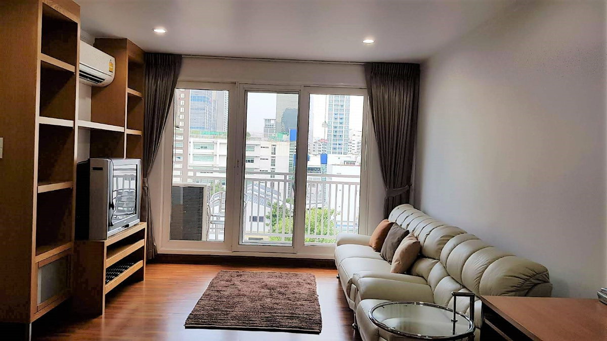 P-116868 City View! Baan Siri Sukhumvit 13, 1 Bed Near MRT Phetchaburi! 21,000 THB | Line Id: @easycondoplus | 099-229-6397