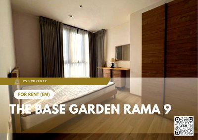คอนโดให้เช่า : ให้เช่า 📍 The Base Garden Rama 9 📍 ใกล้ APL รามคำแหง เฟอร์นิเจอร์ และ เครื่องใช้ไฟฟ้าครบ 