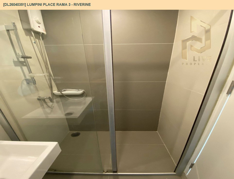 รูป DL26040351 ให้เช่าคอนโด ลุมพินี เพลส พระราม 3 - ริเวอร์ไรน์ (Lumpini Place Rama 3 - Riverine) ใกล้ - พร้อมเข้าอยู่ โทรด่วน 0653619502 LineID @897iyzll - รูปที่ 8/8