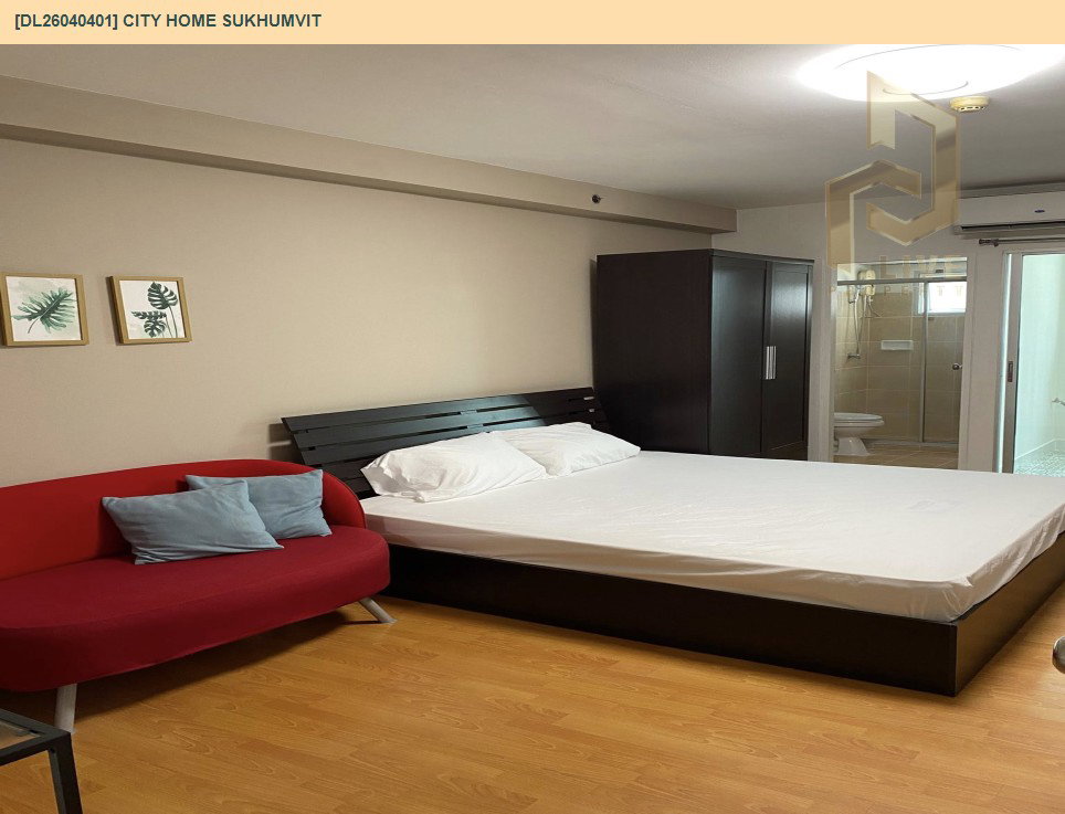 รูป DL26040401 ให้เช่าคอนโด ซิตี้ โฮม สุขุมวิท  (City Home Sukhumvit) ใกล้ BTS อุดมสุข พร้อมเข้าอยู่ โทรด่วน 0800343450 LineID @655ebbvc - รูปที่ 2/10