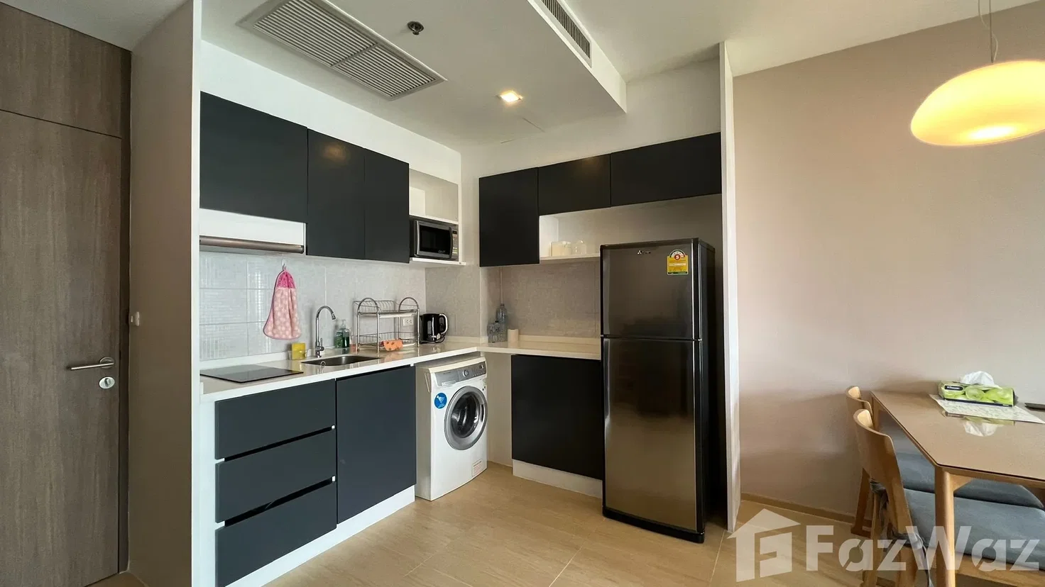 รูป คอนโดให้เช่า 1 ห้องนอน ในโครงการ โนเบิล รีไฟน์ 6178157 - รูปที่ 3/7