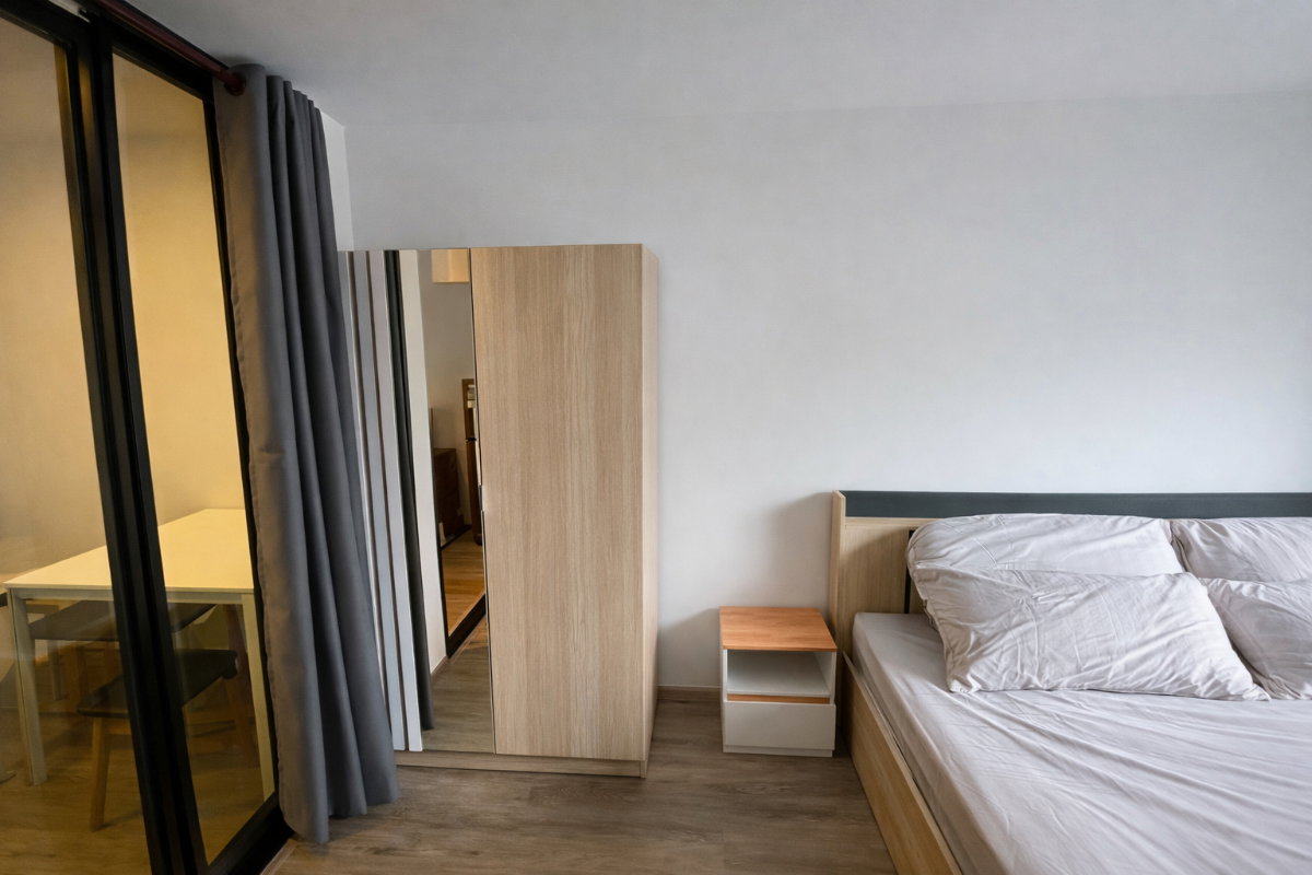 รูป อยู่คนเดียวกำลังดี ใช้ชีวิตง่าย ไม่อึดอัด💫 HI Kaset | 28 ตร.ม. - รูปที่ 2/13