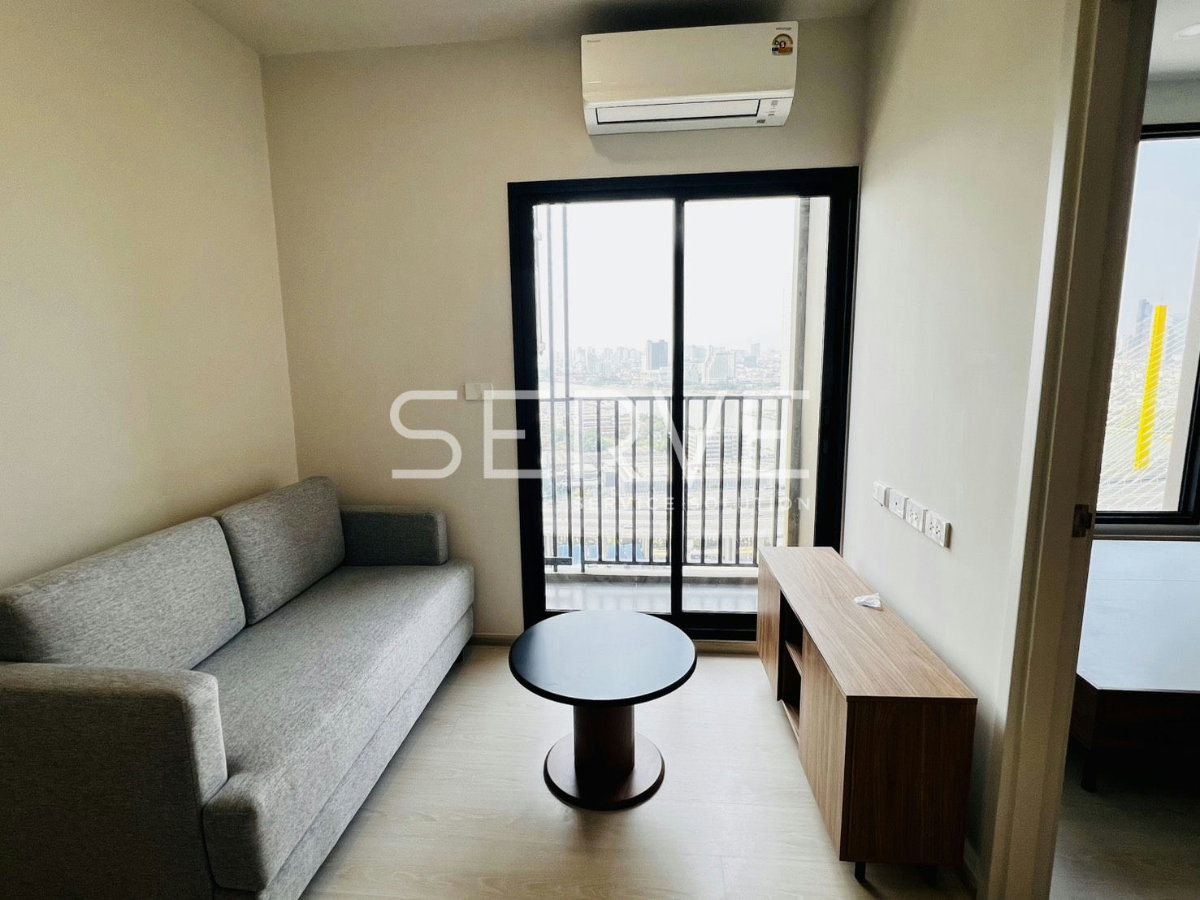 รูป 🔥15K- ห้องใหม่ 2นอน แต่งสวย ชั้นสูงสุดๆ30+ วิวแม่น้ำ เฟอร์แน่น พร้อมอยู่ คอนโดใหม่ติดริมแม่น้ำ ทำเลดีๆ ใกล้พระราม 3 ,สาทร @ Nue Riverest Ratburana - รูปที่ 1/10