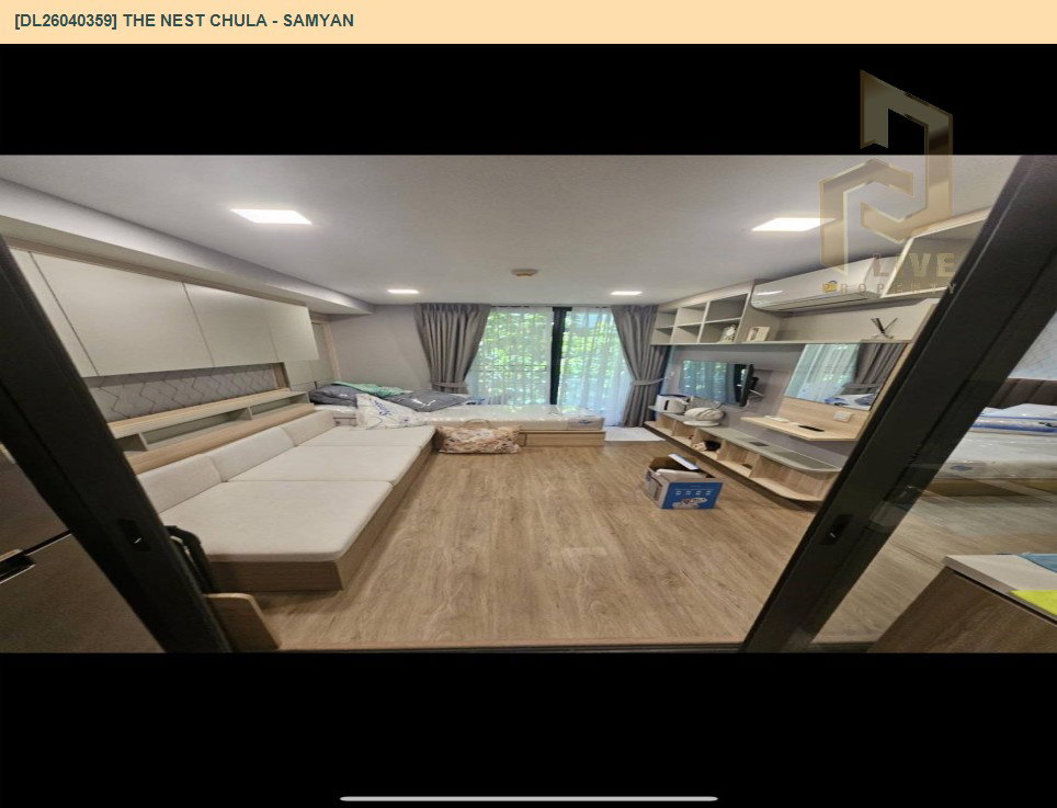 รูป DL26040359 ให้เช่าคอนโด เดอะ เนส จุฬา - สามย่าน (The Nest Chula - Samyan) ใกล้ MRT สามย่าน พร้อมเข้าอยู่ โทรด่วน 0614453194 LineID @162cjixi - รูปที่ 2/6