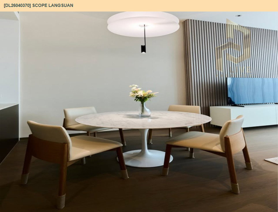 รูป DL26040370 ให้เช่าคอนโด สโคป หลังสวน (SCOPE Langsuan) ใกล้ - พร้อมเข้าอยู่ โทรด่วน 0800343450 LineID @655ebbvc - รูปที่ 12/12