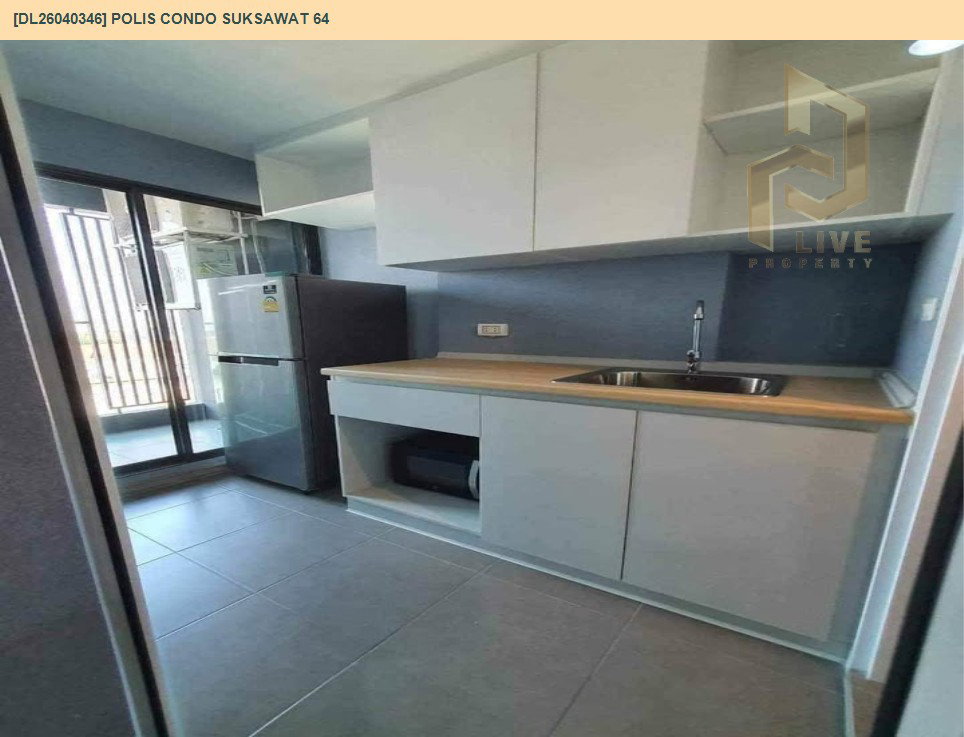 รูป DL26040346 ให้เช่าคอนโด โพลิส คอนโด สุขสวัสดิ์ 64 (Polis Condo Suksawat 64) ใกล้ - พร้อมเข้าอยู่ โทรด่วน 0653619502 LineID @897iyzll - รูปที่ 7/8