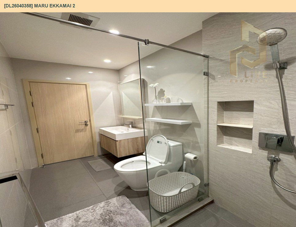 รูป DL26040358 ให้เช่าคอนโด มารุ เอกมัย 2 (MARU EKKAMAI 2) ใกล้ BTS เอกมัย พร้อมเข้าอยู่ โทรด่วน 0800343450 LineID @655ebbvc - รูปที่ 8/19