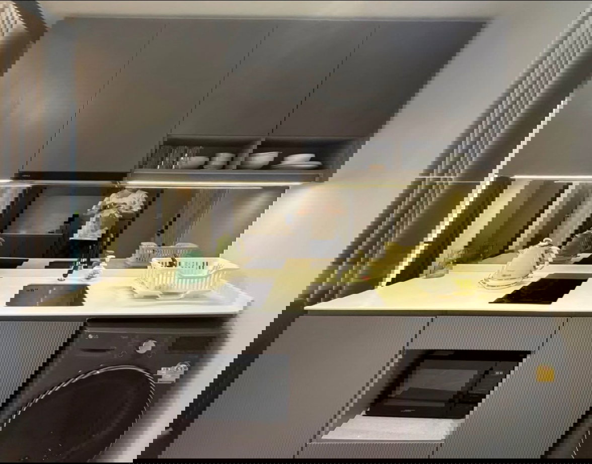 รูป S12 ให้เช่าคอนโด Chapter Thonglor 25 (แชปเตอร์ ทองหล่อ 25)2 ห้องนอน 2 ห้องน้ำ มีรถรับ-ส่ง BTS ทองหล่อ ห้องสวยพร้อมเข้าอยู่  - รูปที่ 5/9