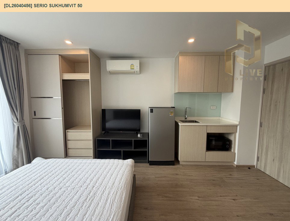 รูป DL26040456 ให้เช่าคอนโด เซอริโอ้ สุขุมวิท 50 (Serio Sukhumvit 50 ) ใกล้ BTS อ่อนนุช พร้อมเข้าอยู่ โทรด่วน 0653619502 LineID @897iyzll - รูปที่ 4/5