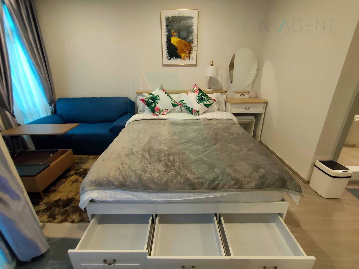 picture 🚩 For Rent Condo ASPIRE ASOKE - RATCHADA Building B, Floor 2,Studio, Room size 25.00 sqm - 3/8
