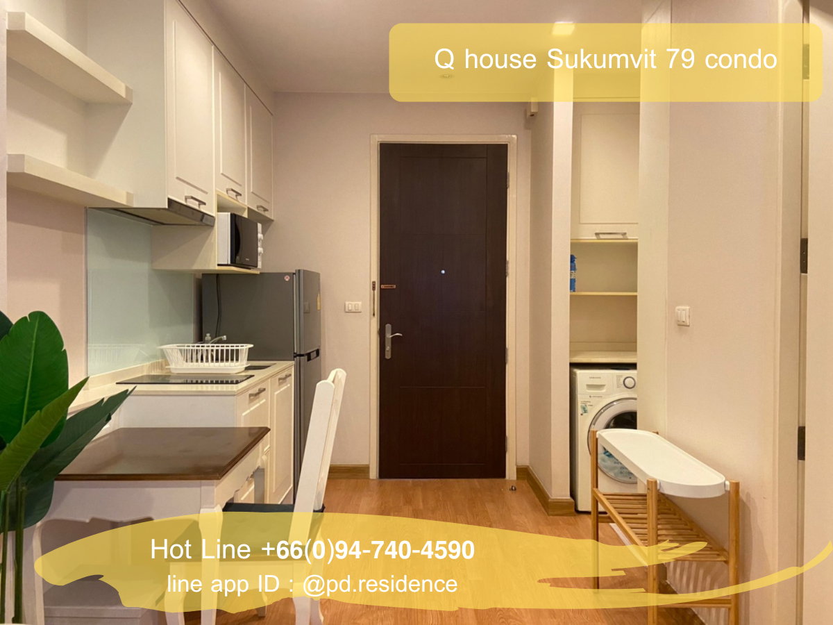 รูป 🅵🅾️🆁 🆁🅴🅽🆃 𝗤 𝗛𝗼𝘂𝘀𝗲 𝗦𝘂𝗸𝗵𝘂𝗺𝘃𝗶𝘁 𝟳𝟵 1 ห้องนอน 1 ห้องน้ำ ขนาด 30 ตร.ม. 16,000 บาท / เดือน - รูปที่ 1/12