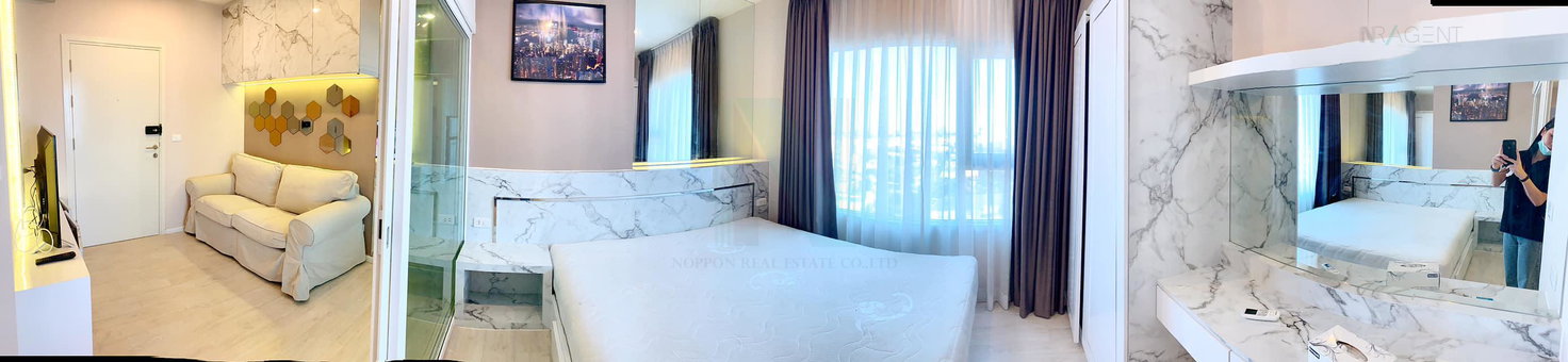 รูป 📌 ให้เช่า ASPIRE SATHORN - THAPRA 1ห้องนอน ชั้น27 ใกล้ เดอะมอลล์ ท่าพระ - รูปที่ 5/8