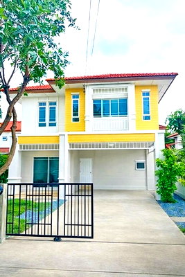 เช่าบ้านเดี่ยว ม.เวสเทิร์น  : บ้านเดี่ยวให้เช่า 3นอน 3น้ำ ถนนปัญญาอินทราและทางด่วน หทัยราษฎร์39 สาธิตพัฒนา ซาฟารีเวิลด์ บ้านเดี่ยว 2 ชั้น 70 ตร.ว. 280 ตร.ม. เฟอร์ครบ