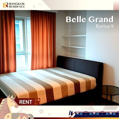 คอนโดให้เช่า :   เช่าคอนโด ⚡️Belle Grand Rama 9 ใกล้ MRT พระราม 9 2นอน 59 ตร.ม.❤️ห้องสวย เฟอร์ครบ พร้อมอยู่ 