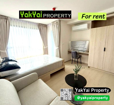 คอนโดให้เช่า : ให้เช่า D Condo Air ลาดกระบัง ห้องสวย พร้อมอยู่ ใกล้สนามบินสุวรรณภูมิ ✈️เฟอร์ครบ เข้าอยู่ได้ทันที 🏡