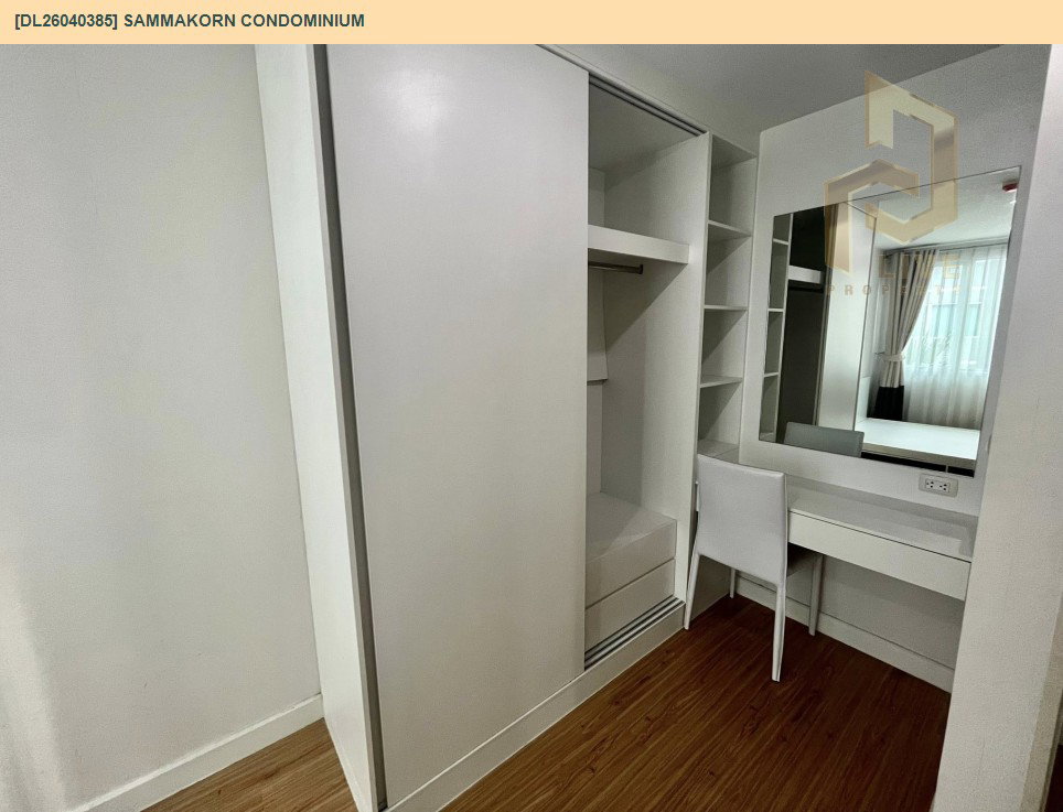 รูป DL26040385 ให้เช่าคอนโด สัมมากร คอนโดมิเนียม  (Sammakorn Condominium) ใกล้ MRT บางรักใหญ่ พร้อมเข้าอยู่ โทรด่วน 0800343450 LineID @655ebbvc - รูปที่ 5/6