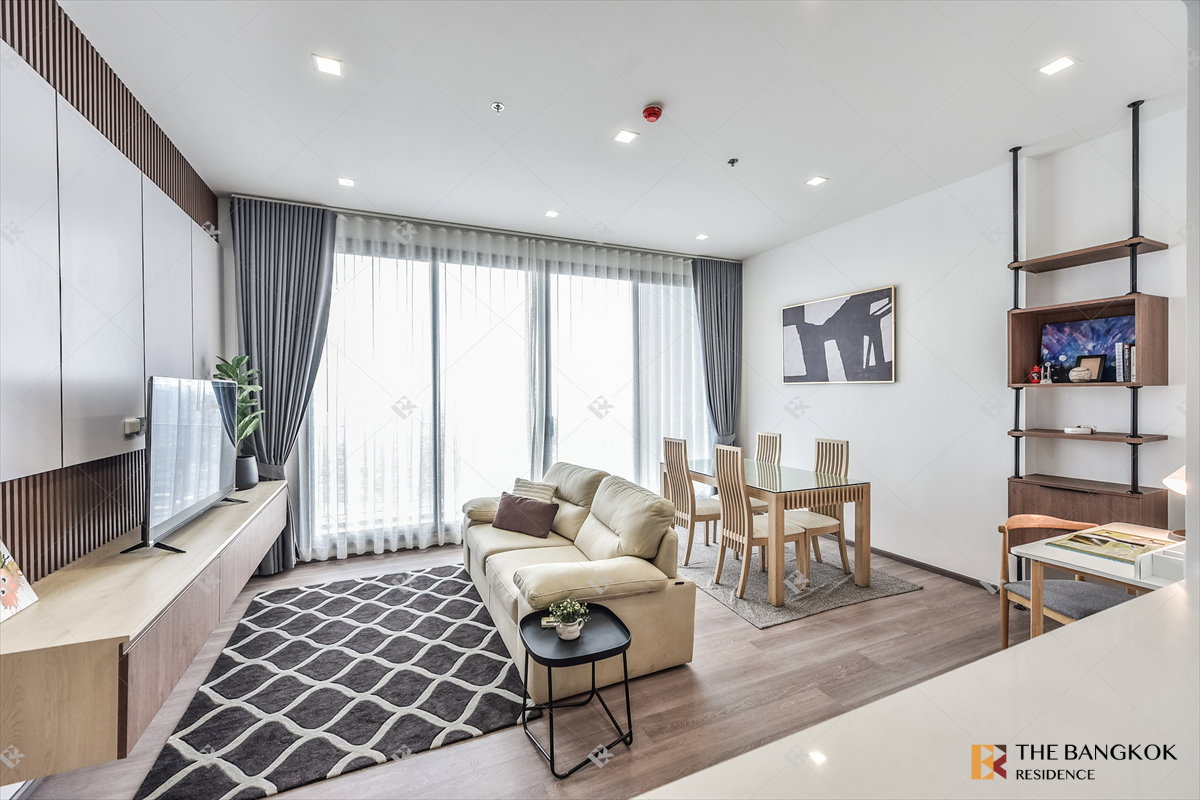 picture  Condo for Rent ⭐ RHYTHM Charoenkrung Pavilion, near Charoenkrung 🌠 80K 2BR 100 sqm, High Floor with Great View  - 7/10