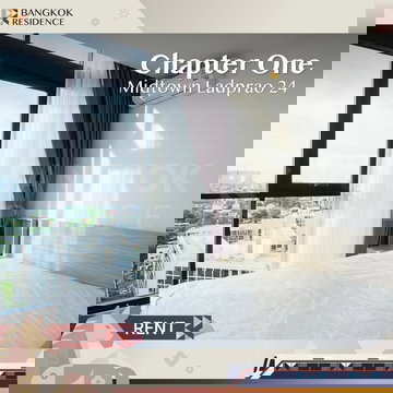  Condo for Rent 💛 Chapter One Midtown Ladprao 24, near MRT Lat Phrao 🔥 22k 2BR 58 sqm, Good Price Unit 