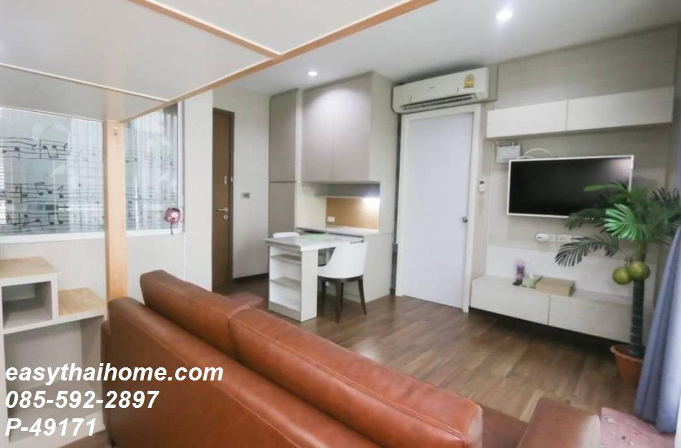 รูป [คอนโดให้เช่า ติดรถไฟฟ้า 2 สาย! P-49171 ชีวาทัย อินเตอร์เชนจ์ ชั้น 12A เฟอร์ฯ ครบ มีเครื่องซักผ้า] | 18,000 | line @easythaihome 085-592-2897 - รูปที่ 3/20