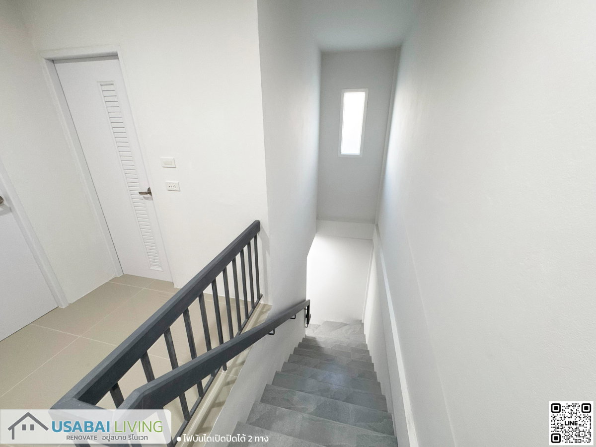 รูป ทาวน์เฮ้าส์ รีโนเวทใหม่ทั้งหลัง ลาดพร้าว93 ใกล้สถานีรถไฟฟ้า ใกล้ รพ.ลาดพร้าว เพิ่มความเป็นส่วนตัวมากขึ้น (เจ้าของขายเอง) - รูปที่ 14/22