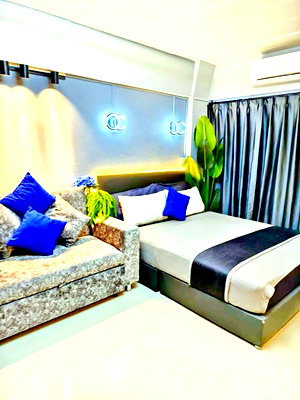 คอนโด สนามบินดอนเมือง : ใกล้ BTS แยกคปอ 200 ม. 30 ตร.ม ห้องตกแต่งครบ สราสินี คอนโดเทล ขายคอนโด 1 นอน 1 น้ำ เฟอร์นิเจอร์ใหม่ทั้งห้อง อาคาร A ชั้น 2 มีลิฟท์