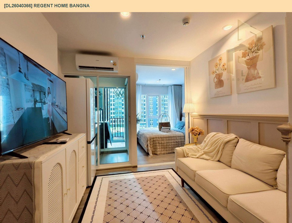 รูป DL26040366 ให้เช่าคอนโด รีเจ้นท์ โฮม บางนา (Regent home bangna) ใกล้ BTS บางนา พร้อมเข้าอยู่ โทรด่วน 0653619502 LineID @897iyzll - รูปที่ 2/6
