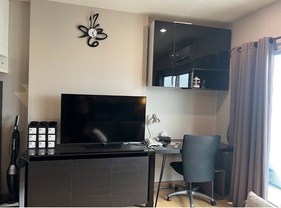 รูป (ว่าง26เมษายน69)ให้เช่าParkland Taksin Thrapra - Studio 28ตรม. ชั้น17 - Line:@hac55 - รูปที่ 3/8