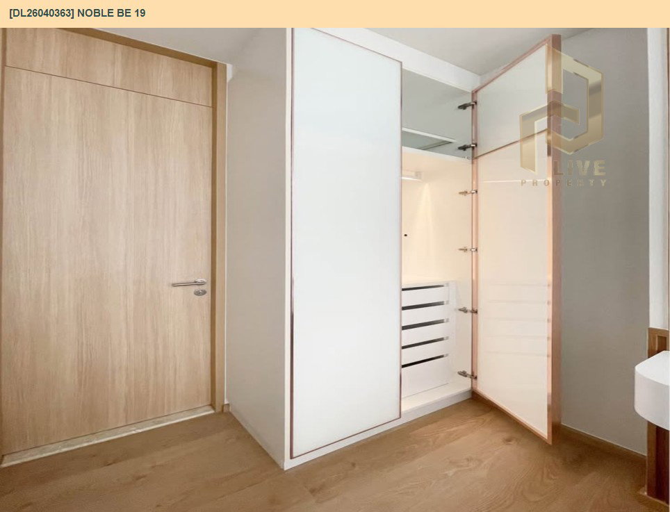 รูป DL26040363 ให้เช่าคอนโด โนเบิล บี 19 (Noble BE 19) ใกล้ MRT สุขุมวิท พร้อมเข้าอยู่ โทรด่วน 0842740999 LineID @523dslwi - รูปที่ 8/10