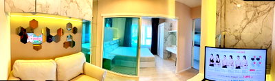 Condos for rent : For rent ASPIRE SATHORN - THAPRA 1 bedroom, 27th floor, near The Mall Tha Phra.