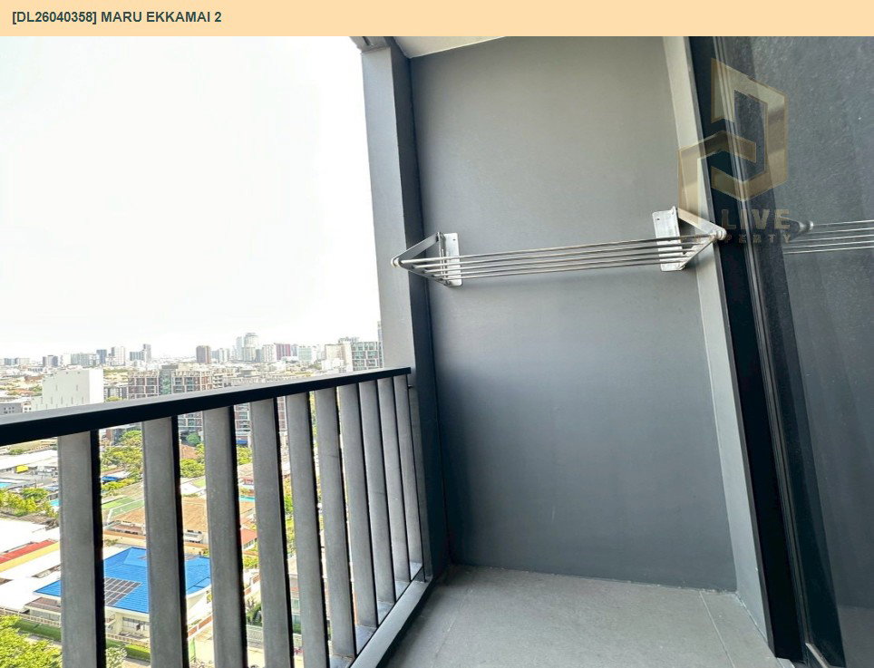 รูป DL26040358 ให้เช่าคอนโด มารุ เอกมัย 2 (MARU EKKAMAI 2) ใกล้ BTS เอกมัย พร้อมเข้าอยู่ โทรด่วน 0800343450 LineID @655ebbvc - รูปที่ 19/19