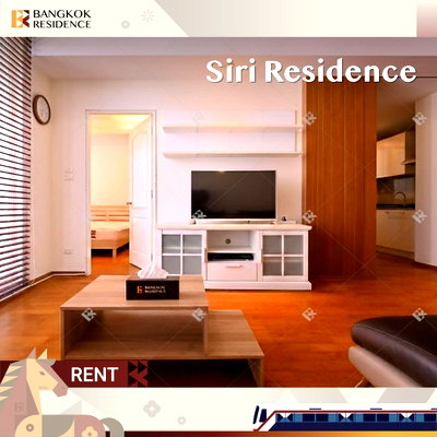 Condos for rent :  Condo for rent 🌟 Siri Residence, near BTS Phrom Phong 🌃 60.14 sq.m. 1 br 35k, beautiful high-floor unit 