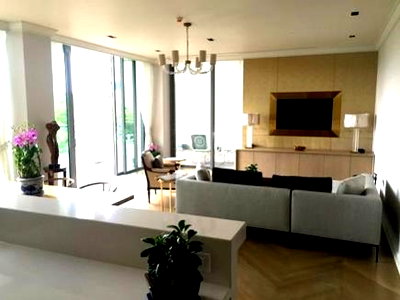 Condos for rent Assumption Convent Silom School : The Sukhothai Residence 3Bedroom For Rent