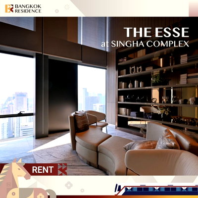 คอนโดให้เช่า :  เช่าคอนโด 🔥 The Esse at Singha Complex ใกล้ MRT เพชรบุรี 🔥 25k 1นอน 35.79 ตร.ม. ห้องสวย ราคาดีสุด พร้อมอยู่ 