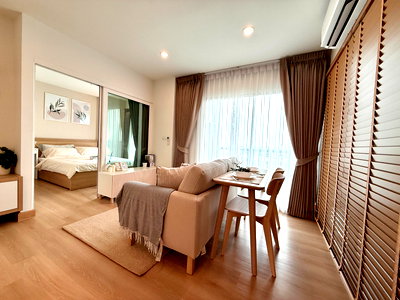 Condos for sale Big C Extra Chaeng Watthana : Urgent Sale! Minimalist Style, Fully Renovated Unit – The Key Chaengwattana, Prime Location only 50m from Si Rat MRT Station