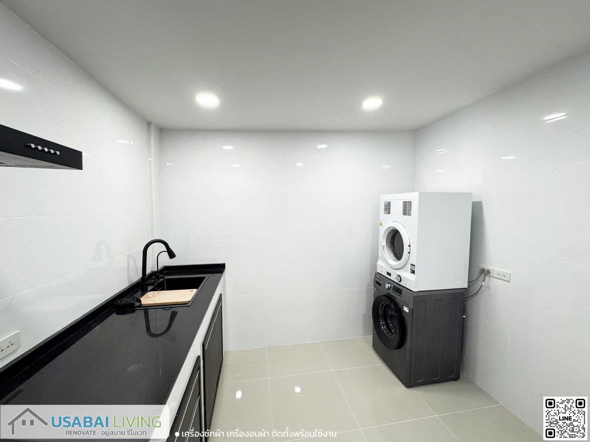 รูป ทาวน์เฮ้าส์ รีโนเวทใหม่ทั้งหลัง ลาดพร้าว93 ใกล้สถานีรถไฟฟ้า ใกล้ รพ.ลาดพร้าว เพิ่มความเป็นส่วนตัวมากขึ้น (เจ้าของขายเอง) - รูปที่ 10/22