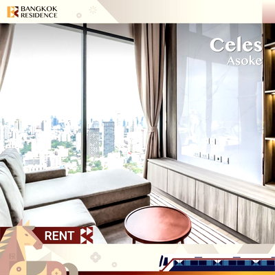 Condos for rent :  Condofor Rent 💎 Celes Asoke, Beautiful & Luxury Duplex Unit 💎100K 2BR 90sqm 🌃 