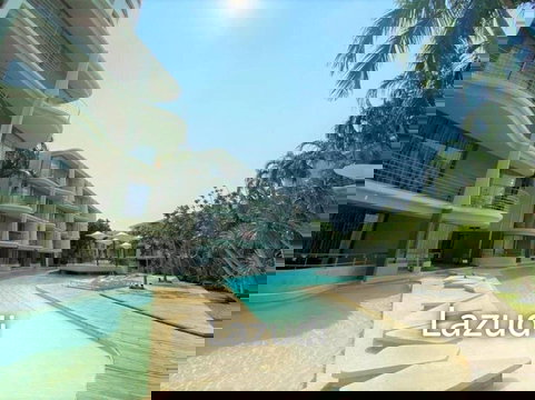 คอนโดชะอำชั้น2 วิวสระว่ายน้ำสไตล์รีสอร์ต ติดทะเล ชะอำ