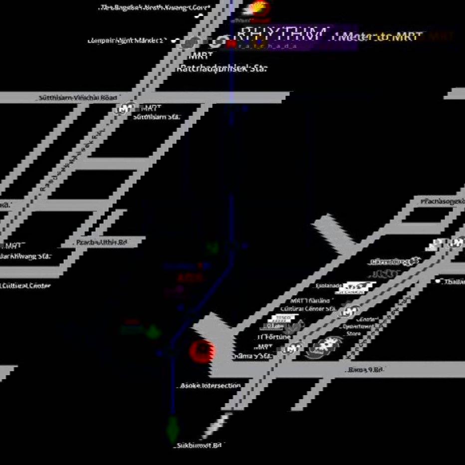 รูป CD261/ปล่อยเช่า Rhythm Ratchada ติด MRT รัชดาภิเษก ห้องสวยวิวสระว่ายน้ำ พร้อมเข้าอยู่ทันที - รูปที่ 27/27