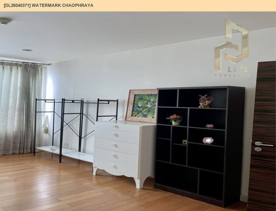 รูป DL26040371 ให้เช่าคอนโด วอร์เตอร์มาร์ค เจ้าพระยา (Watermark Chaophraya) ใกล้ BTS กรุงธนบุรี พร้อมเข้าอยู่ โทรด่วน 0653619502 LineID @897iyzll - รูปที่ 9/14