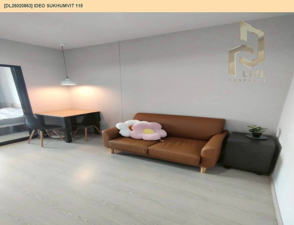 รูป MDL26020863 ขายคอนโด ไอดีโอ สุขุมวิท 115(IDEO SUKHUMVIT 115 ) ใกล้BTS ปู่เจ้า ตกแต่งสวยพร้อมอยู่ โทรด่วน 0800343450 LineID @655ebbvc - รูปที่ 1/6