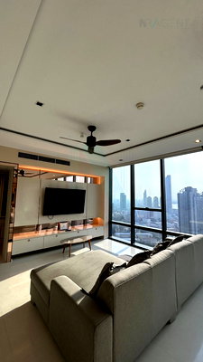 คอนโดให้เช่า : 📌 ให้เช่าคอนโด เดอะ แบงค็อค สาทร อาคาร 1 ชั้น 34 2 ห้องนอน ขนาด 120 ตรม ใกล้ โรงเรียนกรุงเทพคริสเตียน