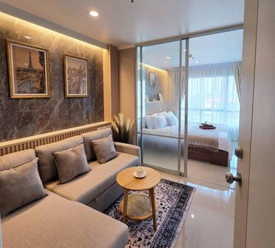 KT0378🌴1Bedroom 26sqm Floor7 TowerA Fully furnished⛵Lumpini Ville Naklua-Wongamat🏖️Pattaya-NaKlua